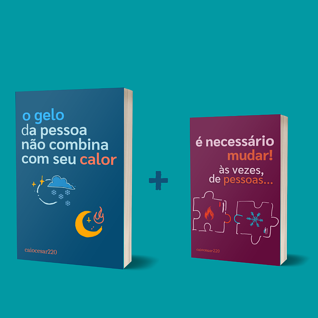 "O Gelo da Pessoa Não Combina com Seu Calor" – Livro Físico 1 "O Gelo da Pessoa Não Combina com Seu Calor" – Livro Físico CUPOM DE DESCONTO