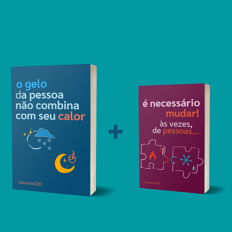“O Gelo da Pessoa Não Combina com Seu Calor” – Livro Físico