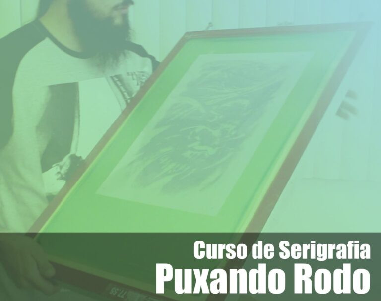 Curso “Puxando Rodo Curso de Serigrafia” com Rafael Roan: Domine a Arte da Serigrafia