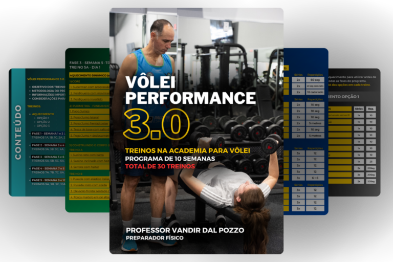 “Domine a Preparação Física no Vôlei com o Programa Vôlei Performance 3.0”