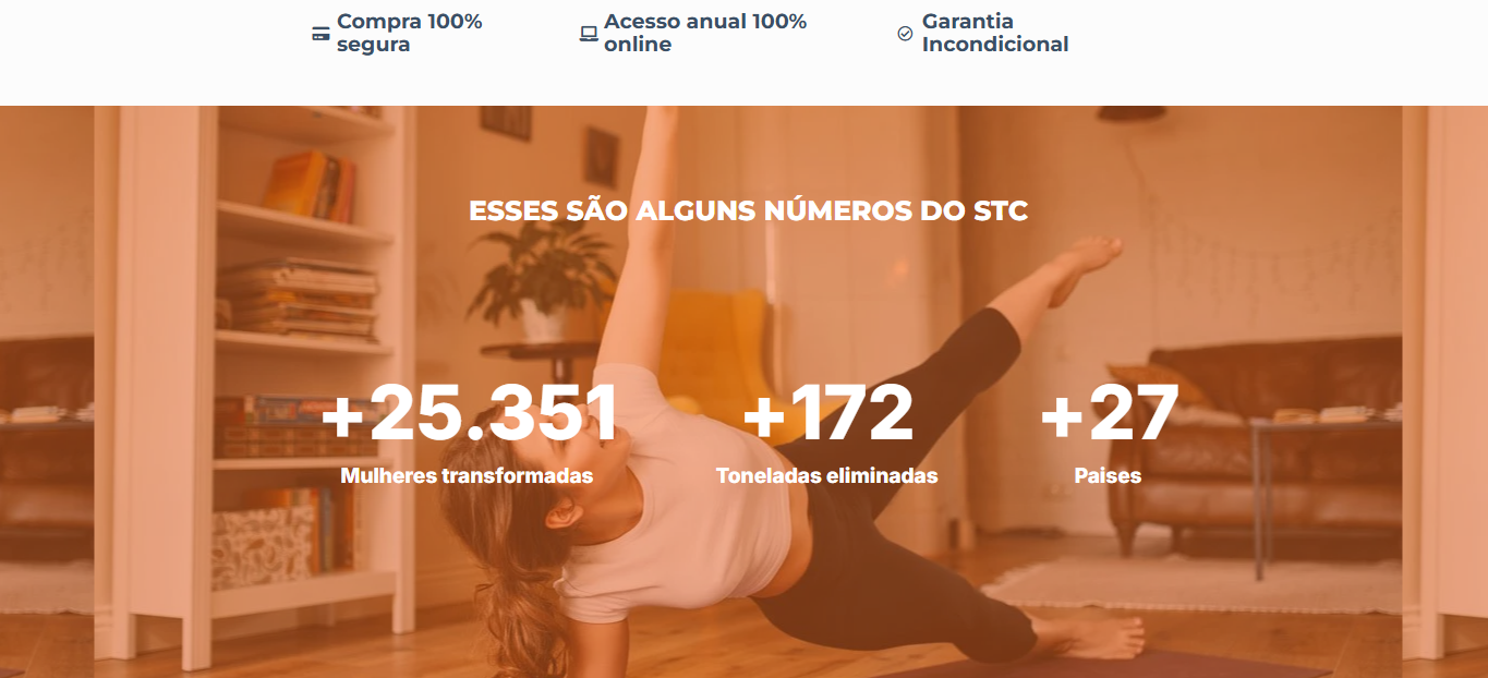 STC - Sistema de Transformação Corporal | Método Comprovado Para Emagrecimento Saudável CUPOM DE DESCONTO