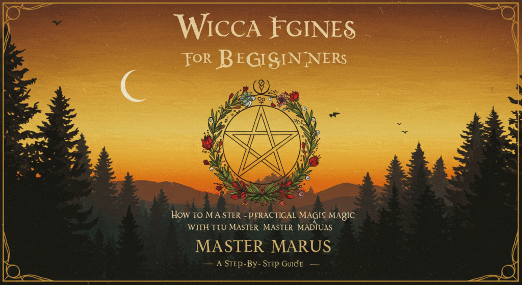 Wicca para Iniciantes: Como Dominar Magia Prática com Mestre Marius - Guia Passo a Passo