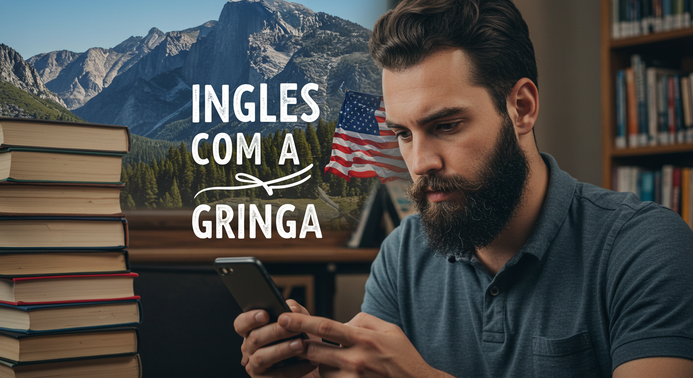 Inglês com a Gringa Área do Aluno: como acessar, recursos disponíveis e materiais para estudo CUPOM DE DESCONTO