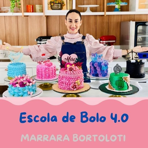 Curso Escola de Bolo by Marrara 4.0: Aprenda Confeitaria Profissional e Empreenda com Sucesso