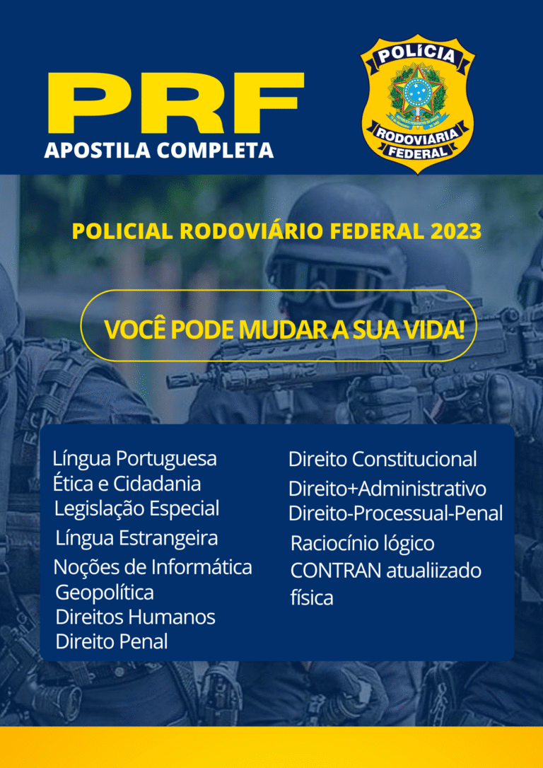 Apostila PRF: Material de Estudo Completo para o Concurso da Polícia Rodoviária Federal