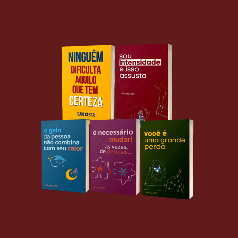 Como a Coleção completa CaioCesar220 pode ajudar no processo de cura emocional pós-término?