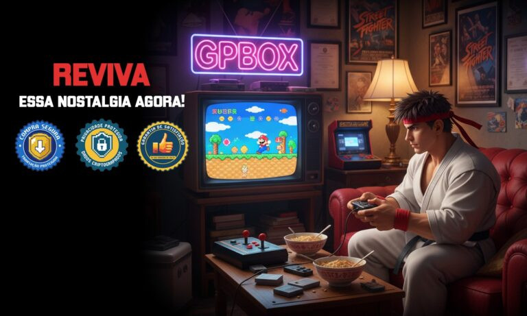 GPBOX: A Biblioteca Definitiva com Mais de 7 Mil Jogos Retrô – Link Oficial de Compra
