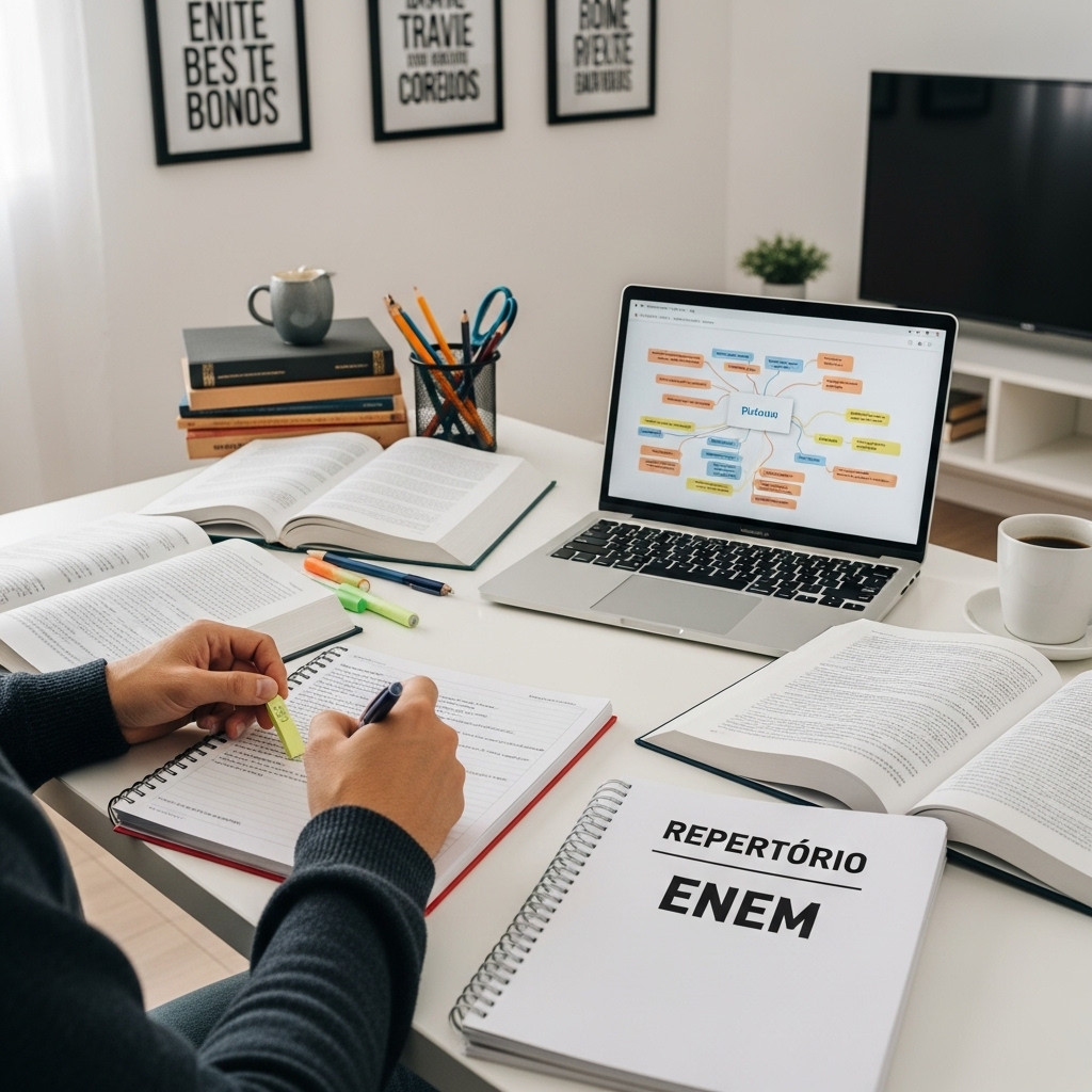 Repertório Enem Funciona Mesmo Ou Só Mais Um Cronograma Bonito CUPOM DE DESCONTO