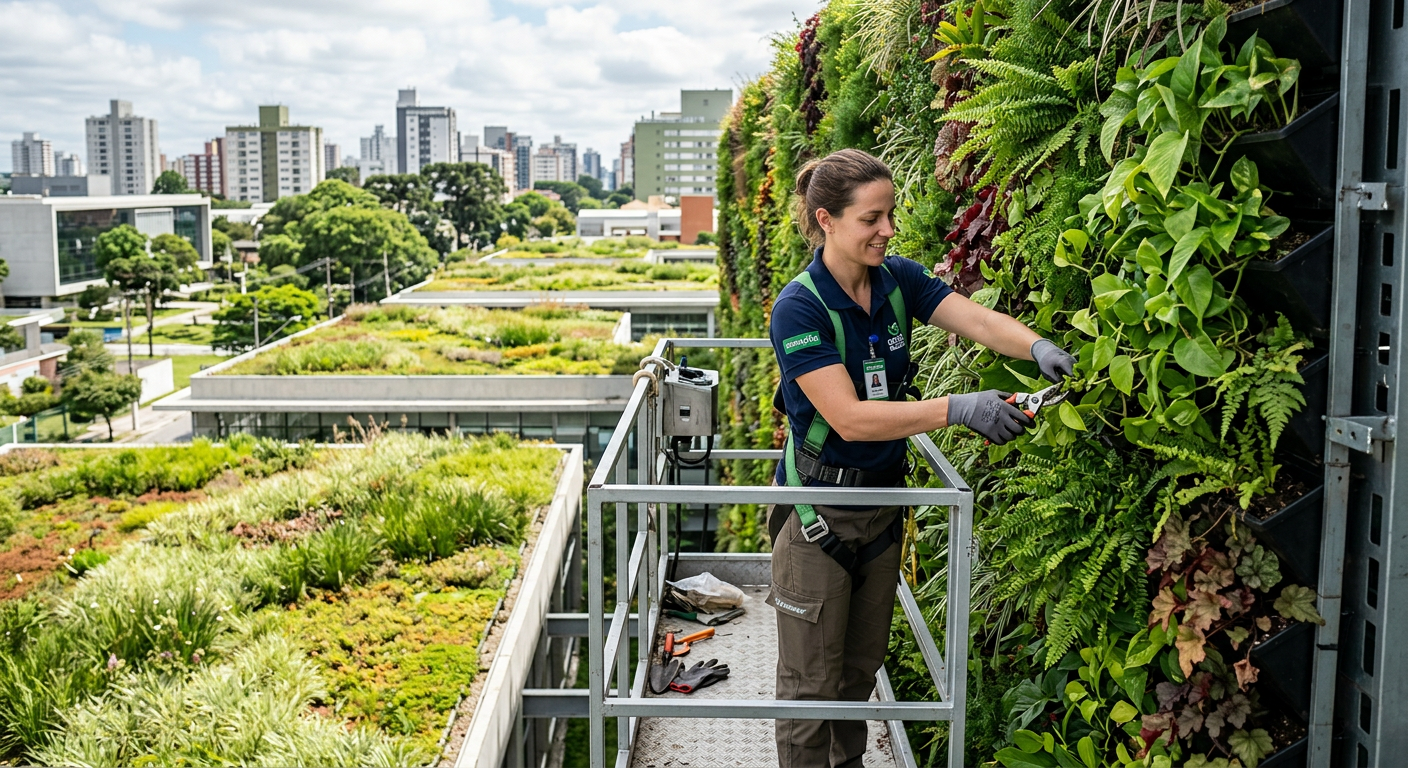 Formação Green Builders - Jardins Verticais e Telhados Verdes