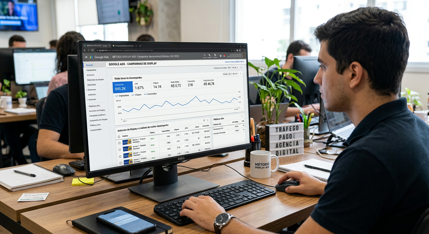 Método Display Ads em ação