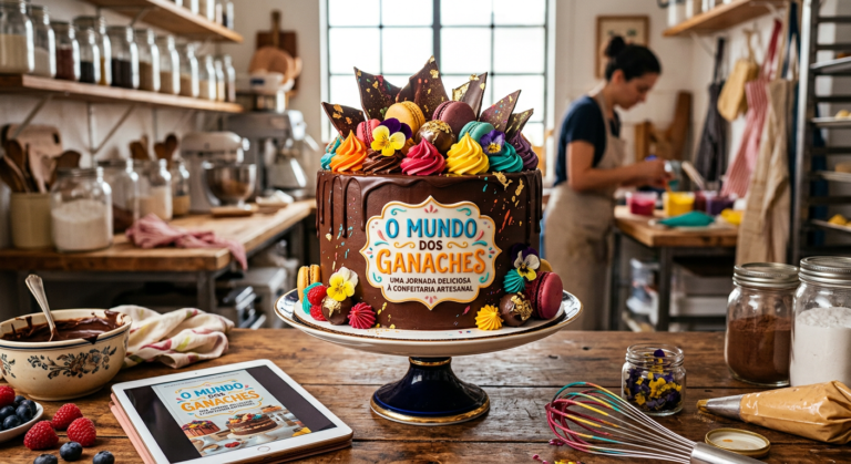 Bolo de ganache colorido