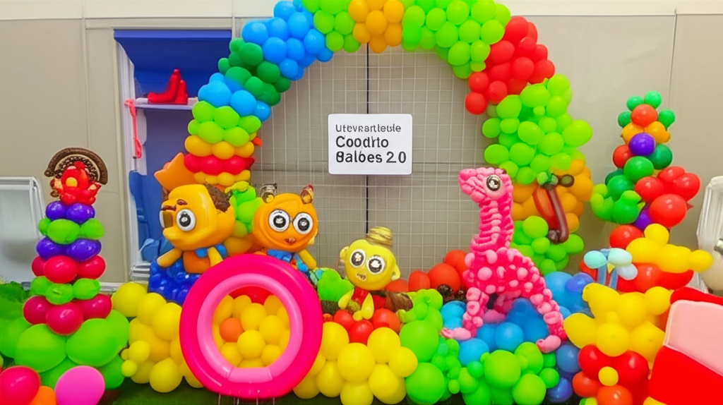 Decoração de festa infantil com balões