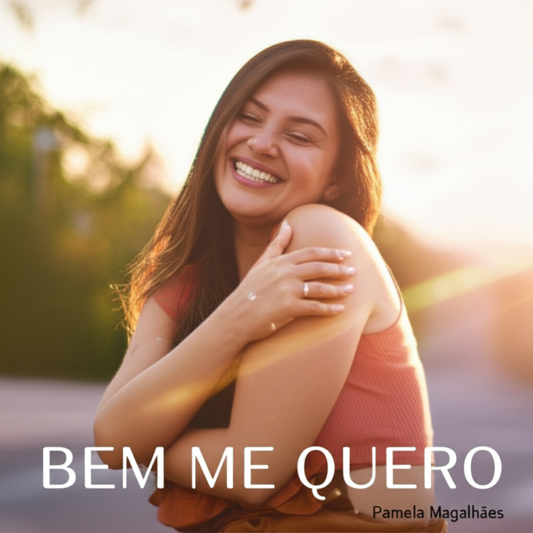 Mulher abraçando a si mesma, simbolizando autoestima e amor-próprio