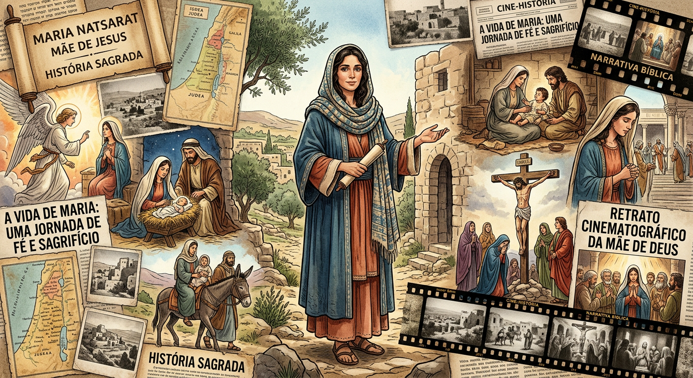 Imagem de Maria, a Mãe de Jesus, em um contexto histórico