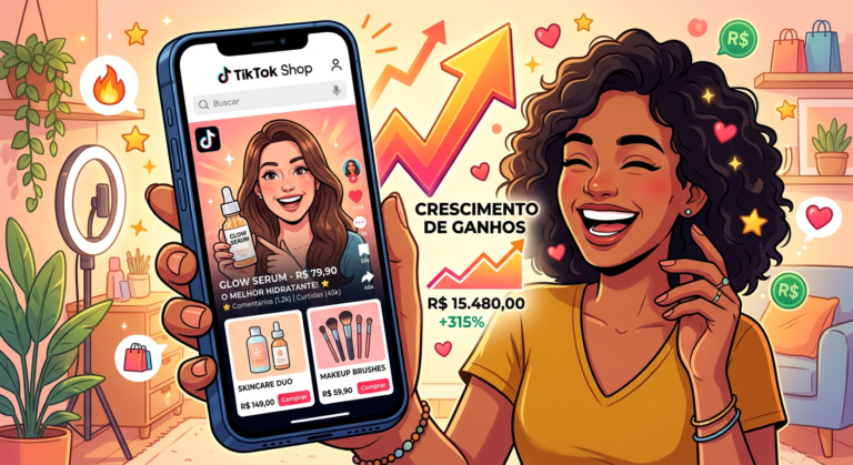 TikTok Shop - Ganhe Dinheiro com Vídeos