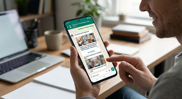 ZapPost Criador de Posts: Automatize seu conteúdo diário