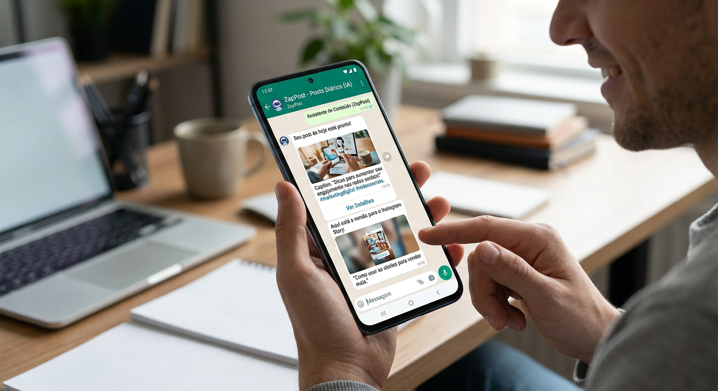 ZapPost Criador de Posts: Automatize seu conteúdo diário