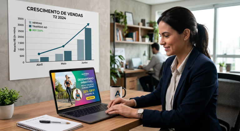 Anúncio de Display Ads gerando vendas rápidas