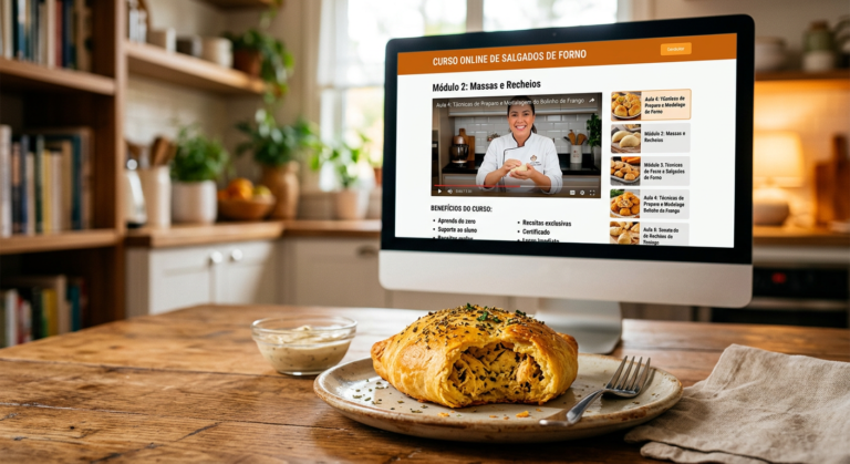 Curso de Salgados de Forno com Benefícios