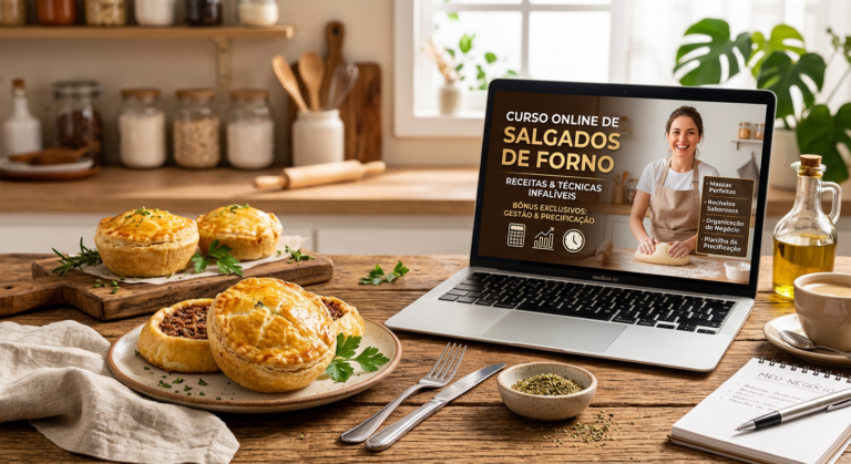 Curso de Salgados de Forno com Benefícios