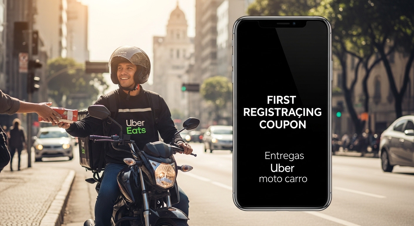 indicação para iniciantes entregas com Uber CUPOM DE DESCONTO
