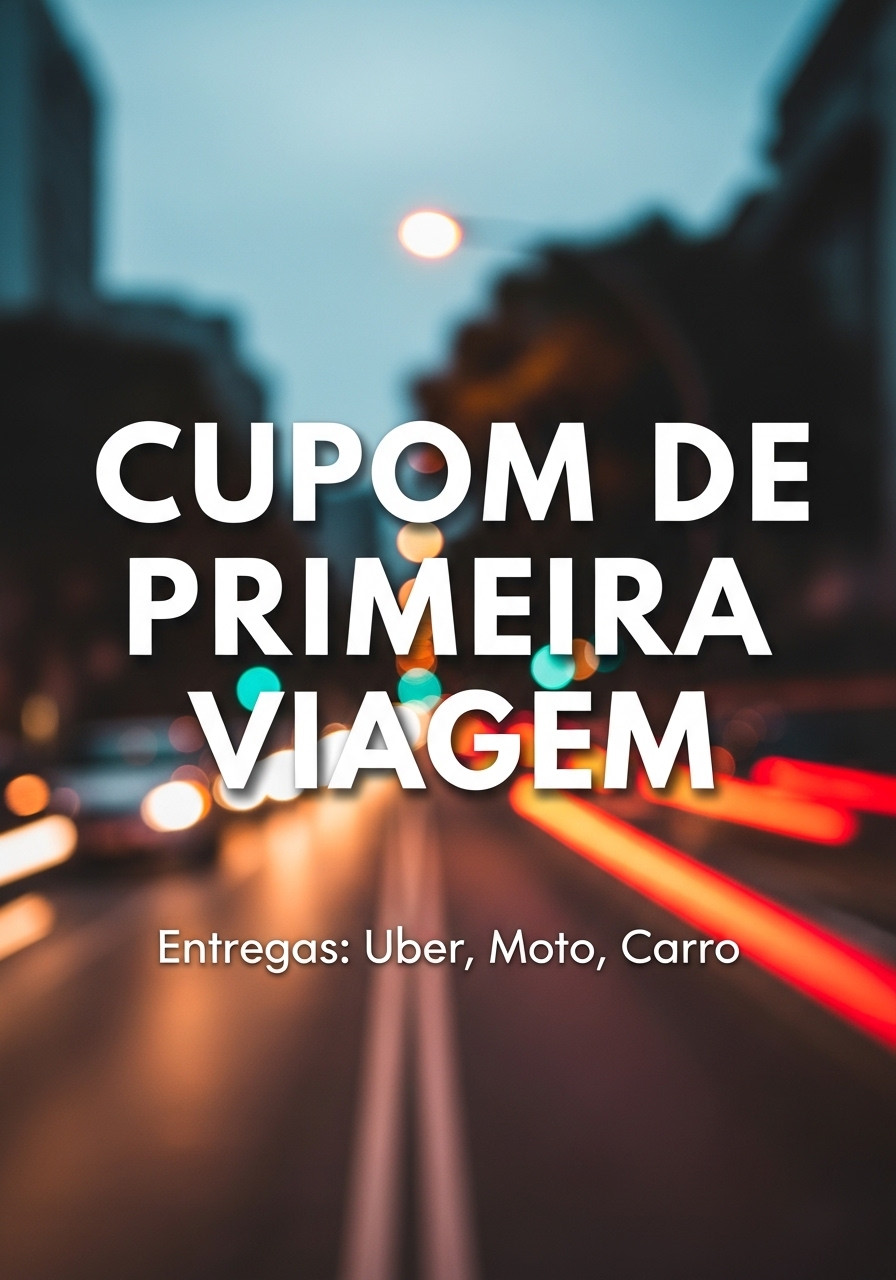 🚗 Motorista da Uber: como começar certo e ganhar até R$ 400 de bônus CUPOM DE DESCONTO