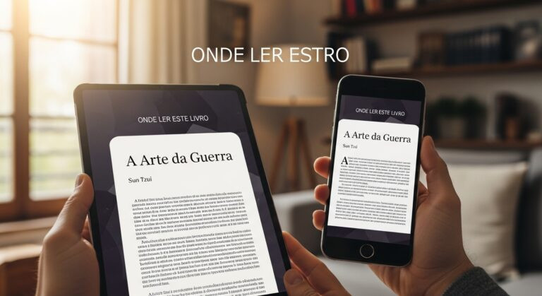 Cena simbólica de 'A Morte de Ivan Ilitch': contraste entre a vida superficial de Ivan e a busca por significado, com elementos como tijolos quebrados, luz dourada e sombra da morte.