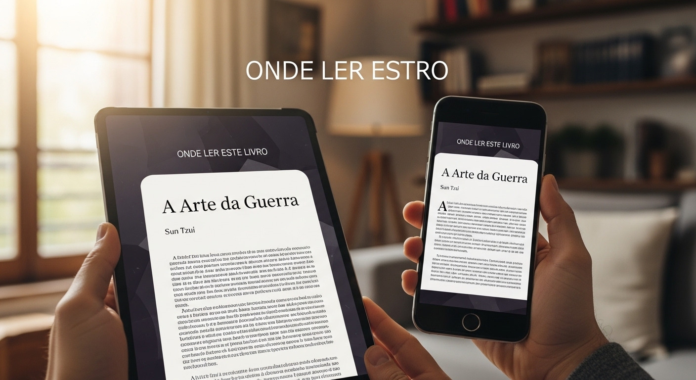Cena simbólica de 'A Morte de Ivan Ilitch': contraste entre a vida superficial de Ivan e a busca por significado, com elementos como tijolos quebrados, luz dourada e sombra da morte.