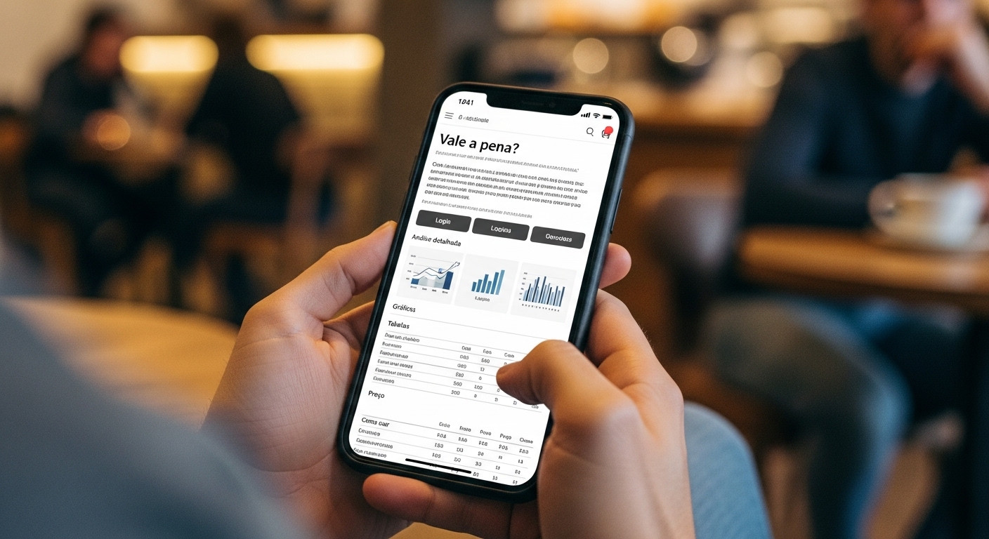 Fabio Costa apresentando o Método ADL em um lote de carros, segurando um clipboard que mostra a calculadora de compra antes do leilão.
