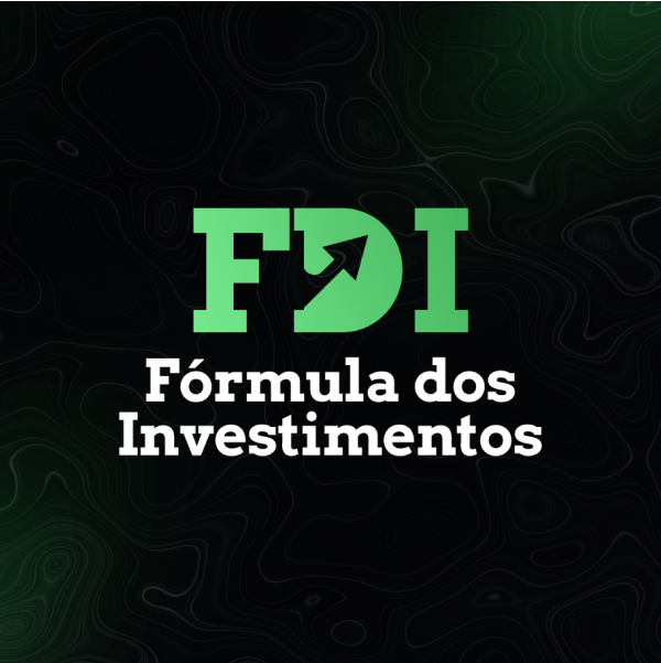 Alberto Pompeu apresentando a Fórmula dos Investimentos, com diagramas de investimentos ao fundo.